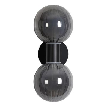 Searchlight - Zidna svjetiljka LUMINSPHERE 2xG9/7W/230V crna