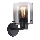 Searchlight - Zidna svjetiljka SWEDEN 1xE27/60W/230V crna/zadimljena