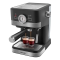Sencor - Aparat za espresso s polugom 1050W/230V crna/mat krom