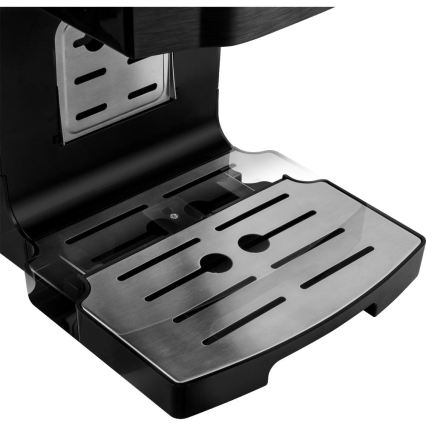 Sencor - Aparat za espresso s portafilom 1450W/230V crna/matirani krom