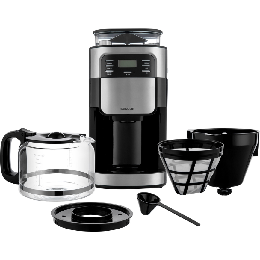 Sencor - Aparat za filter kavu 1,5 l s LCD zaslonom 900W/230V