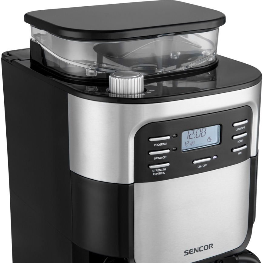 Sencor - Aparat za filter kavu 1,5 l s LCD zaslonom 900W/230V