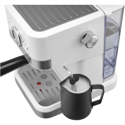 Sencor - Aparat za kavu s polugom espresso 1050W/230V bijela/mat krom