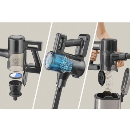 Sencor - Bežični štapni usisavač 2u1 200W/2600 mAh crni