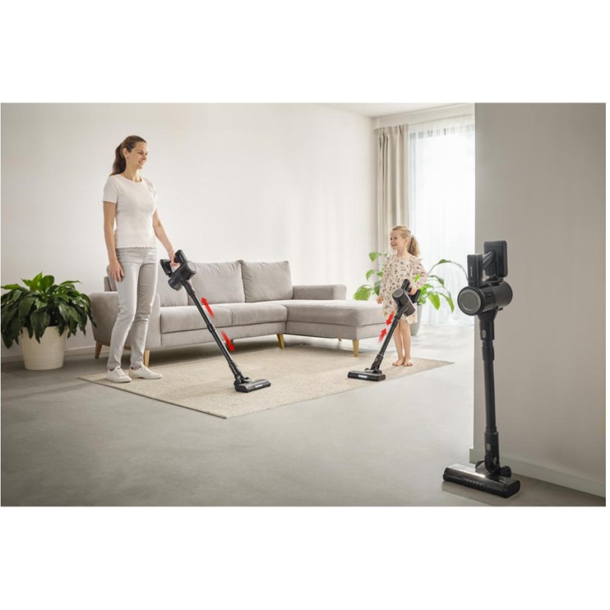 Sencor - Bežični štapni usisavač 2u1 200W/2600 mAh crni