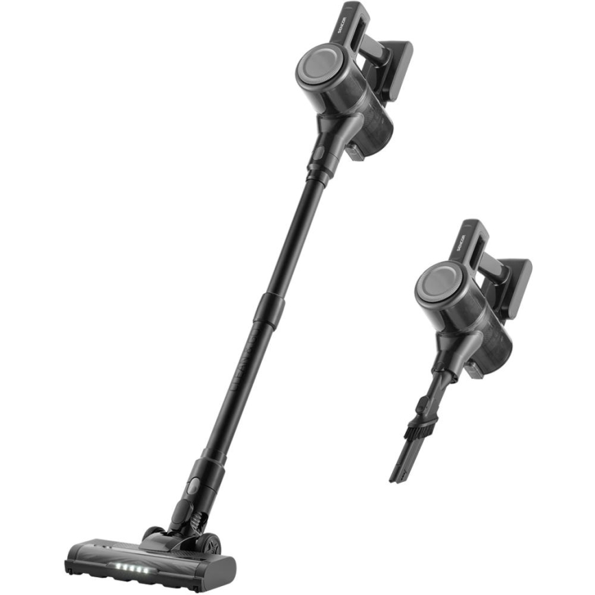 Sencor - Bežični štapni usisavač 2u1 200W/2600 mAh crni