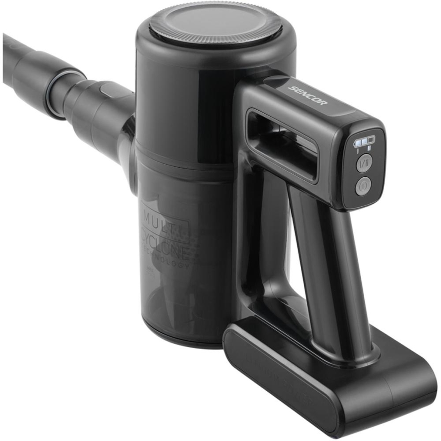 Sencor - Bežični štapni usisavač 2u1 200W/2600 mAh crni