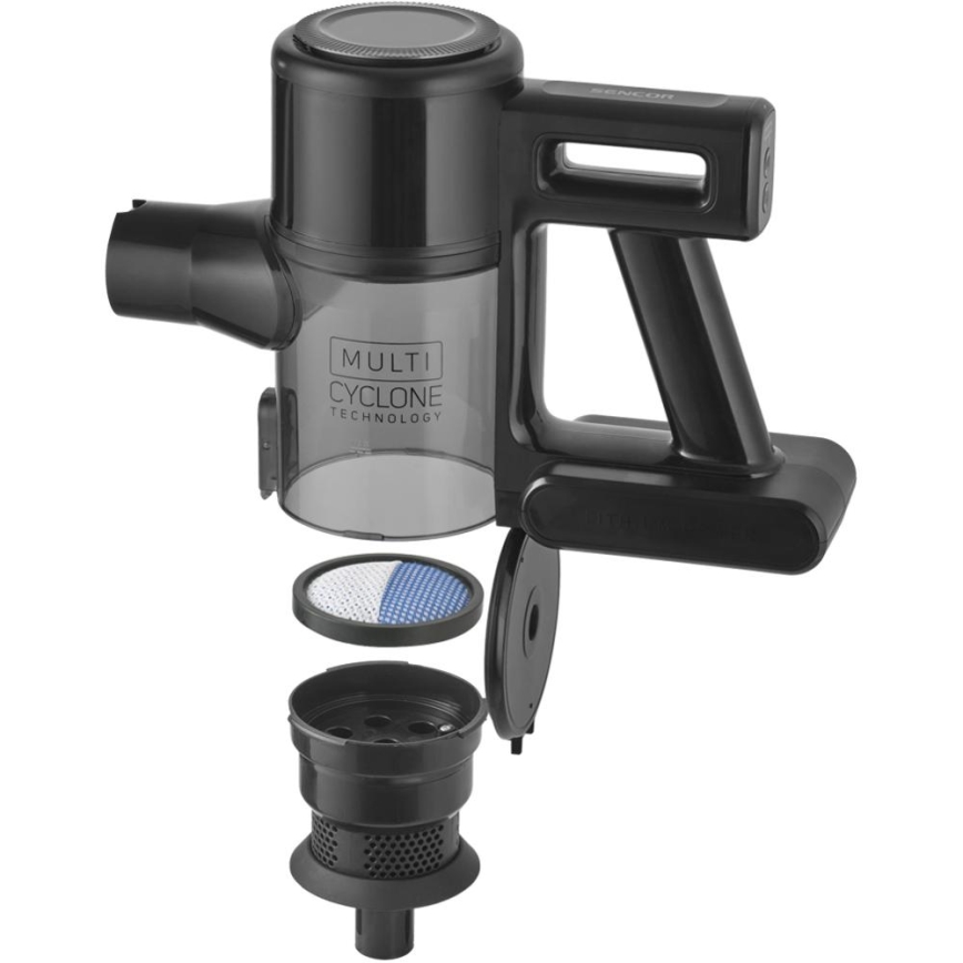 Sencor - Bežični štapni usisavač 2u1 200W/2600 mAh crni