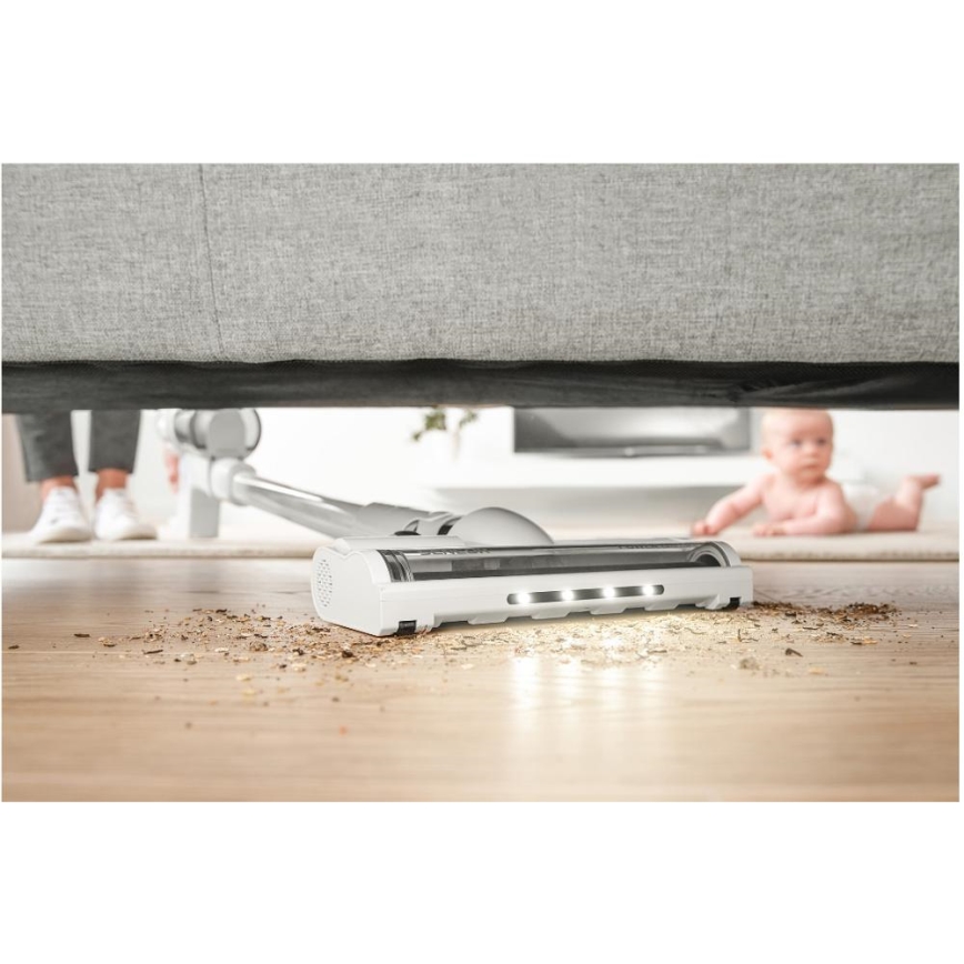 Sencor - Bežični štapni usisivač 2u1 250W/2200 mAh bijela