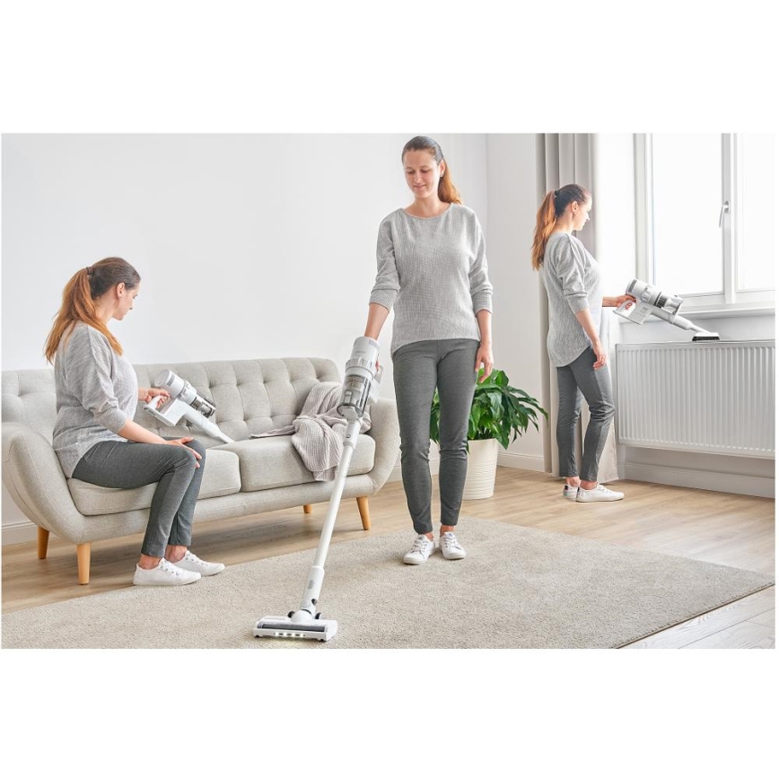 Sencor - Bežični štapni usisivač 2u1 250W/2200 mAh bijela