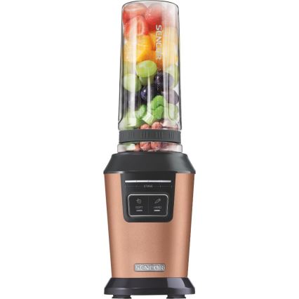 Sencor - Blender za smoothie s priborom 800W/230V bakreni