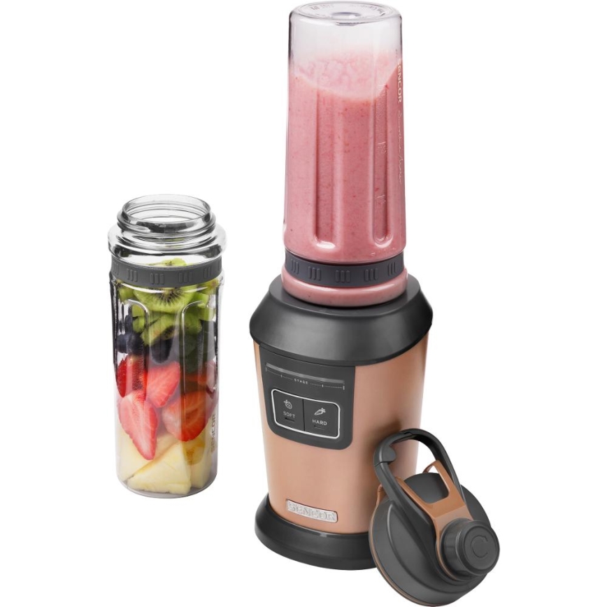 Sencor - Blender za smoothie s priborom 800W/230V bakreni