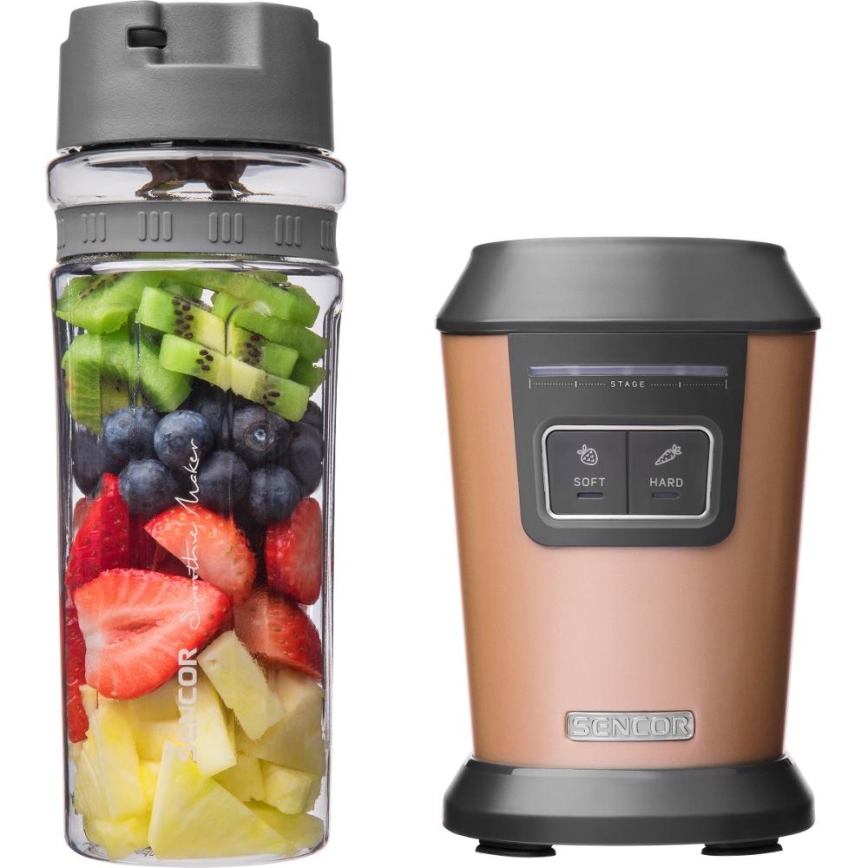Sencor - Blender za smoothie s priborom 800W/230V bakreni