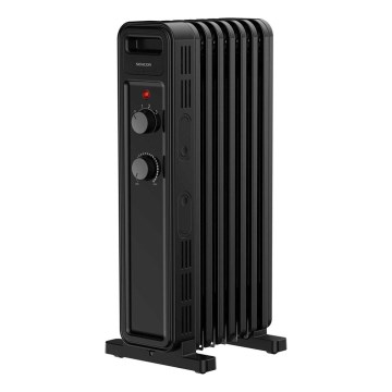 Sencor - crni uljni radijator s 7 rebara, 600/900/1500 W, 230 V
