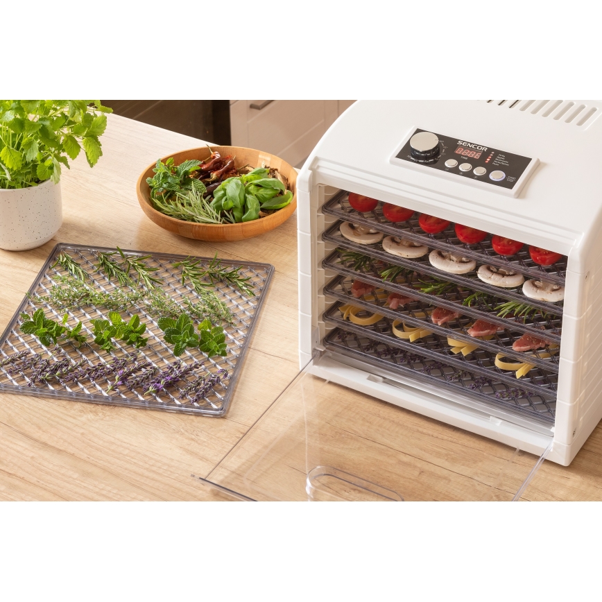 Sencor - Dehidrator hrane 500W/230V bijela
