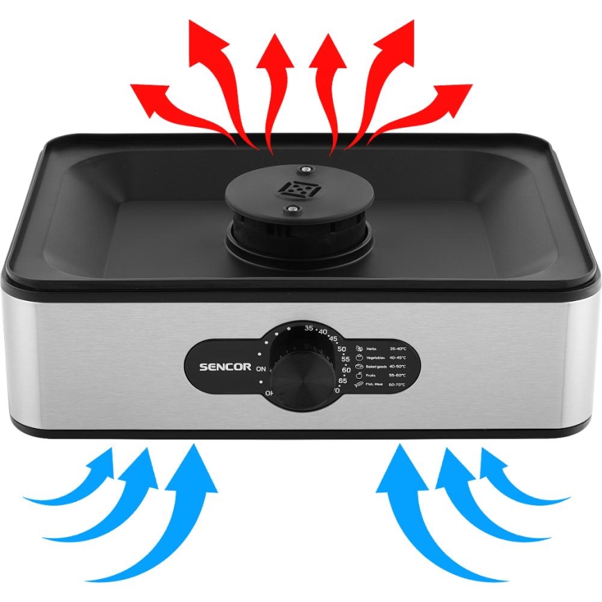 Sencor - Dehidrator hrane s regulacijom temperature 700 W/230 V