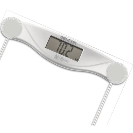 Sencor - Digitalna osobna vaga s LCD zaslonom 1xCR2032