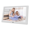 Sencor - Digitalni okvir za fotografije 10,1 s zvučnikom 230V bijeli + daljinski upravljač