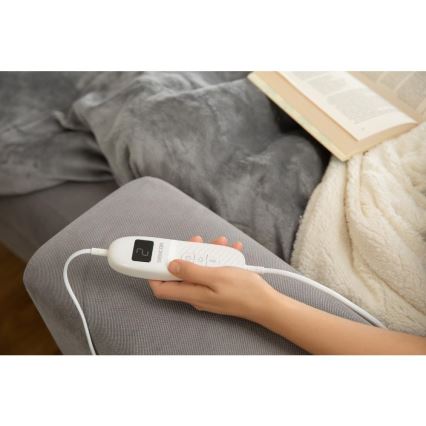 Sencor - Električna grijaća deka 160W/230V 180x130 cm siva
