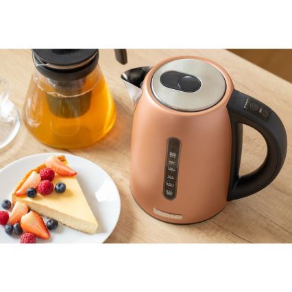 Sencor - Električno kuhalo za vodu s regulacijom temperature 1,7 l 2150W/230V bakreno