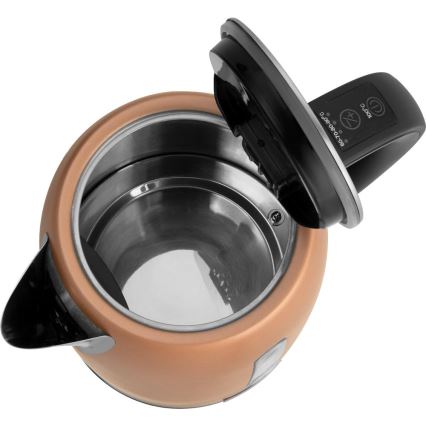Sencor - Električno kuhalo za vodu s regulacijom temperature 1,7 l 2150W/230V bakreno