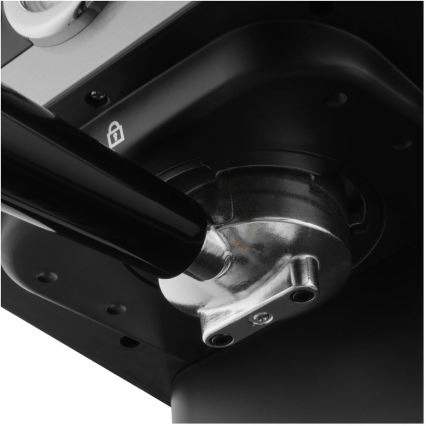 Sencor - Aparat za espresso s polugom 1050W/230V crna/mat krom