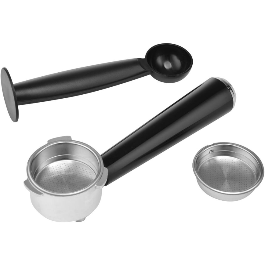 Sencor - Aparat za espresso s polugom 1050W/230V crna/mat krom