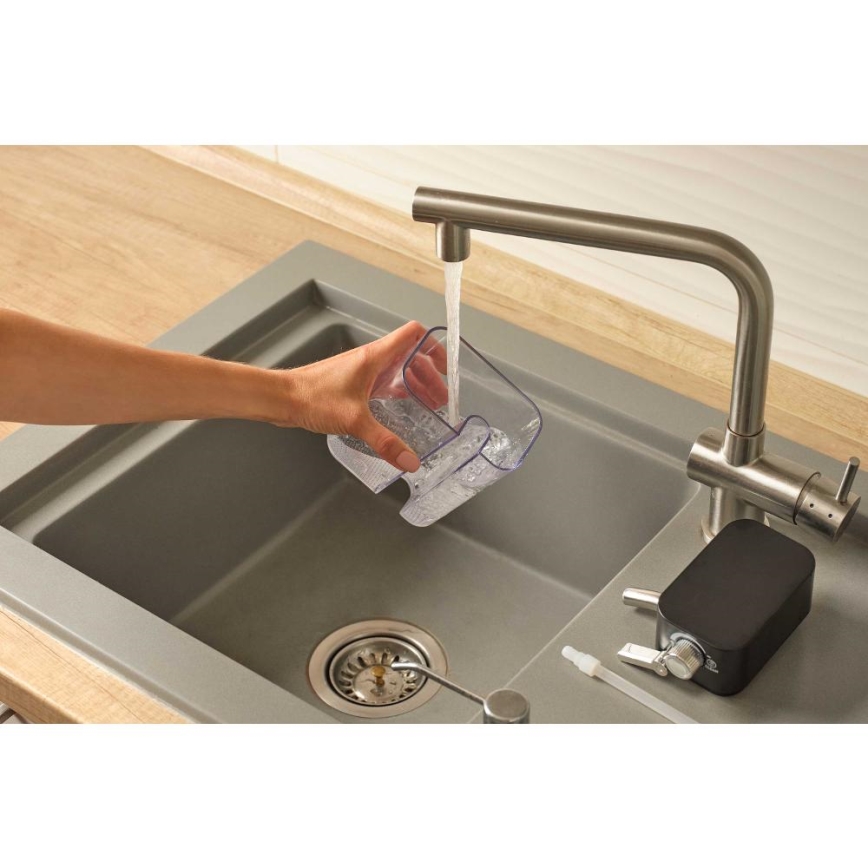 Sencor - Espresso aparat s portafilom 1350W/230V crna/matni krom