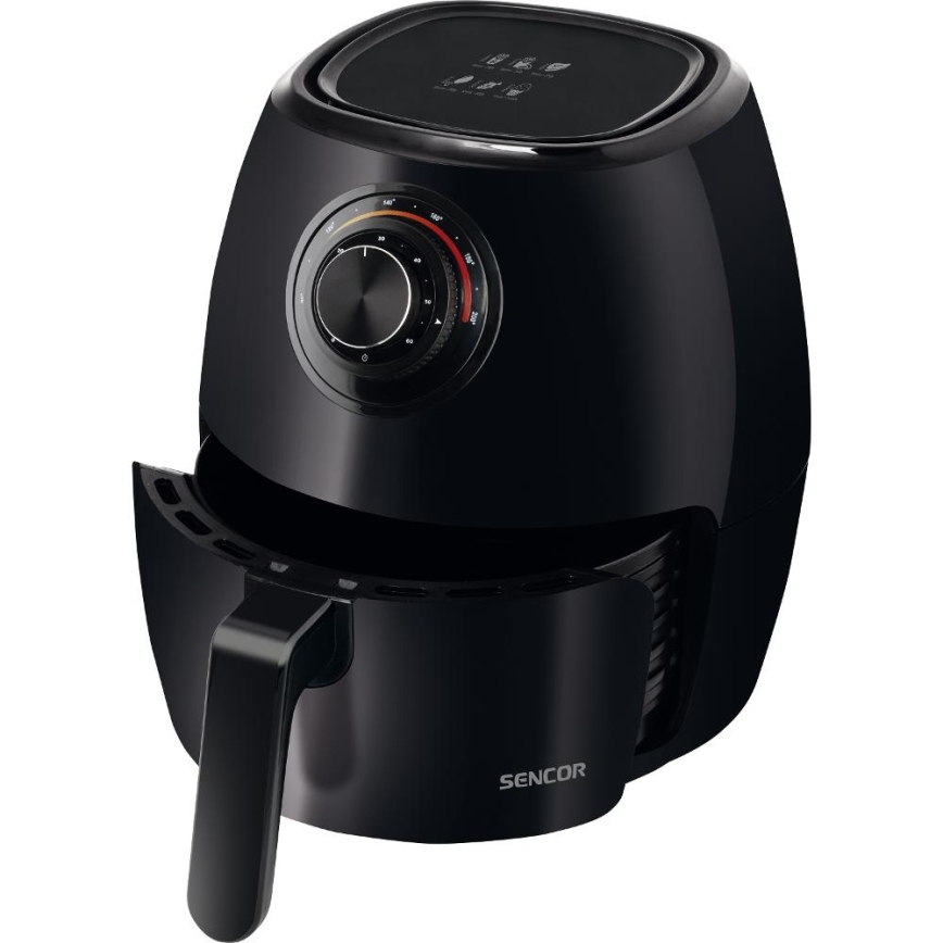 Sencor - Friteza na vrući zrak 3,5 l 1300W/230V crna