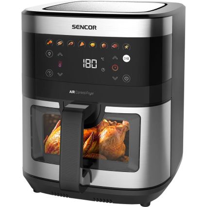 Sencor - Friteza na vrući zrak 9 l 1700W/230V crna/mat krom