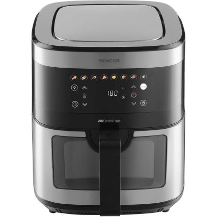 Sencor - Friteza na vrući zrak 9 l 1700W/230V crna/mat krom