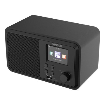 Sencor - Internetski radio 4W/5V Wi-Fi + daljinski upravljač