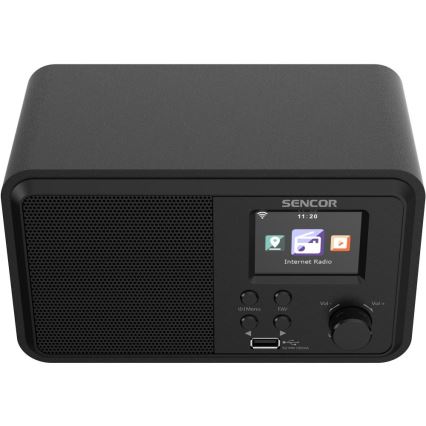 Sencor - Internetski radio 4W/5V Wi-Fi + daljinski upravljač