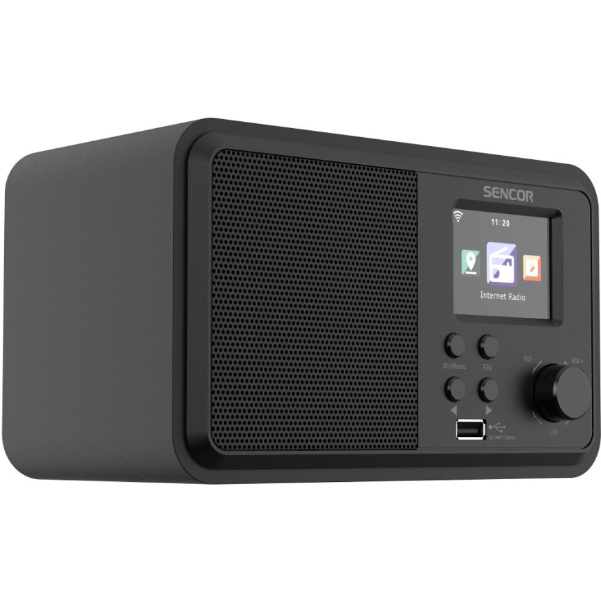Sencor - Internetski radio 4W/5V Wi-Fi + daljinski upravljač