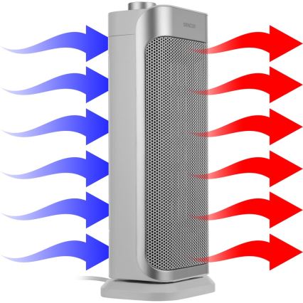 Sencor - Keramički ventilator s grijačem 1000/2000W/230V