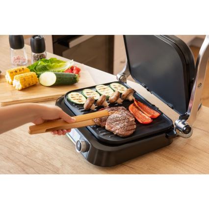 Sencor - Kontaktni roštilj 2100W/230V crna