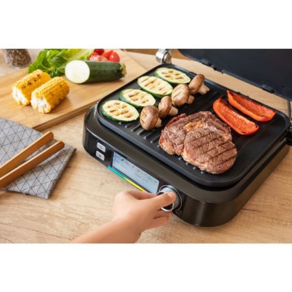 Sencor - Kontaktni roštilj 2100W/230V crna