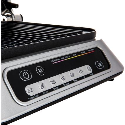 Sencor - Kontaktni roštilj 2100W/230V mat krom