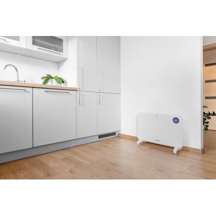Sencor - Konvekcijski grijač s LCD zaslonom i termostatom 750W/1500W/230V IP24