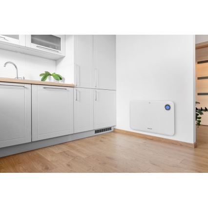 Sencor - Konvekcijski grijač s LCD zaslonom i termostatom 750W/1500W/230V IP24