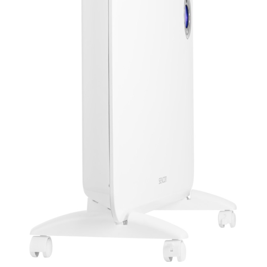 Sencor - Konvekcijski grijač s LCD zaslonom i termostatom 750W/1500W/230V IP24