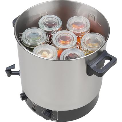 Sencor - Konzervacijski lonac 27 l 1800W/230V inox/siva