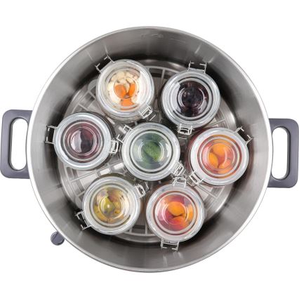 Sencor - Konzervacijski lonac 27 l 1800W/230V inox/siva