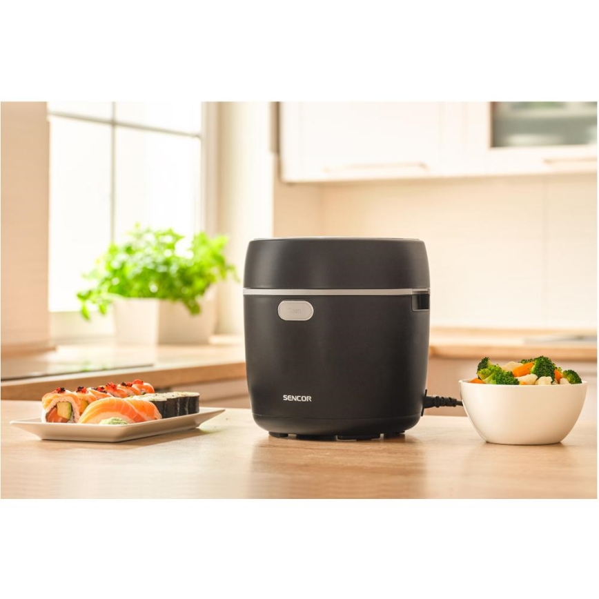Sencor - Kuhalo za rižu 350W/230V 0,6 l crno
