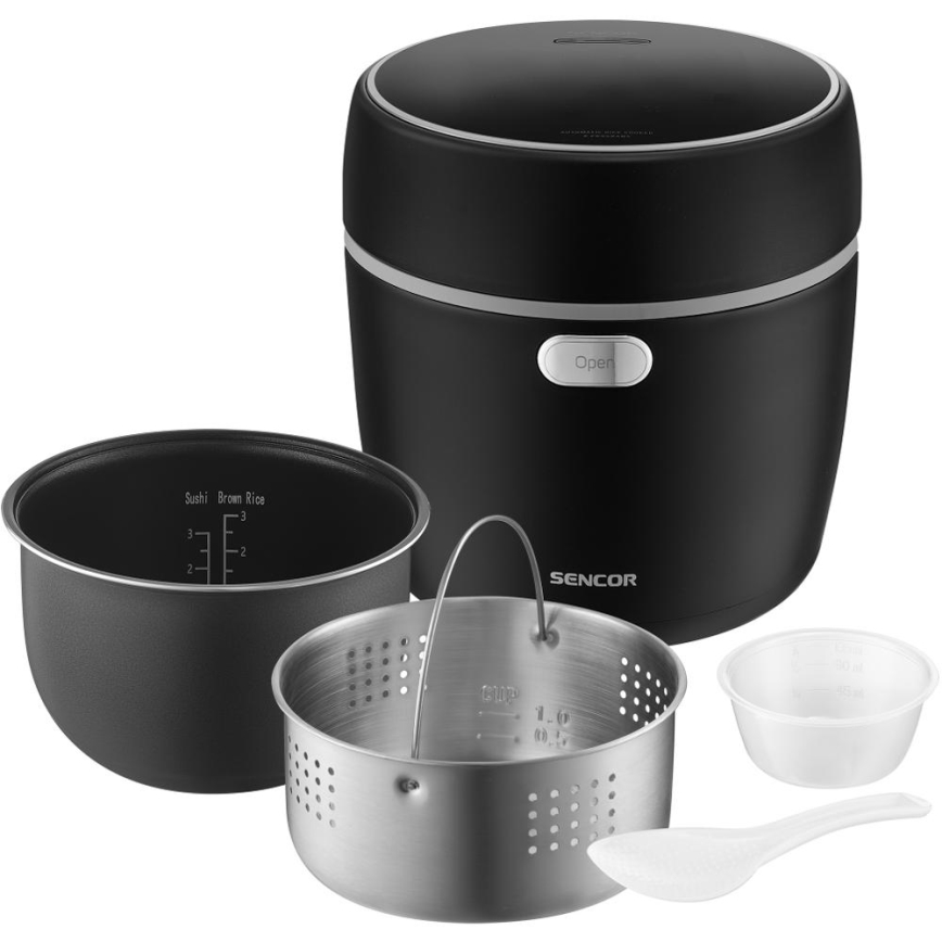 Sencor - Kuhalo za rižu 350W/230V 0,6 l crno