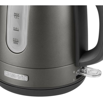 Sencor - Kuhalo za vodu 1,2 l 2150W/230V antracit