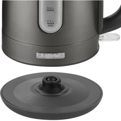 Sencor - Kuhalo za vodu 1,2 l 2150W/230V antracit