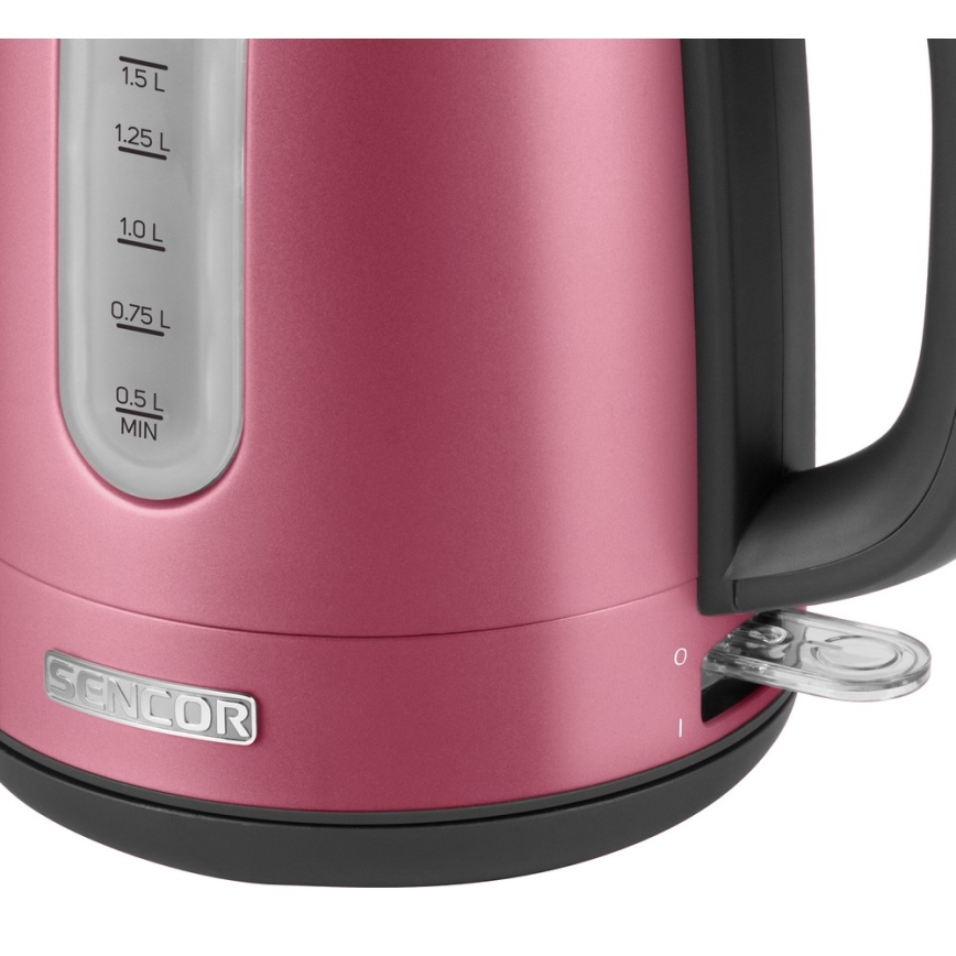 Sencor - Kuhalo za vodu 1,7 l 2150W/230V ružičasta