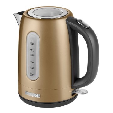 Sencor - Kuhalo za vodu 1,7 l 2150W/230V zlatno