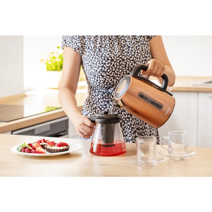 Sencor - Kuhalo za vodu 1,7 l 2200W/230V bakreno